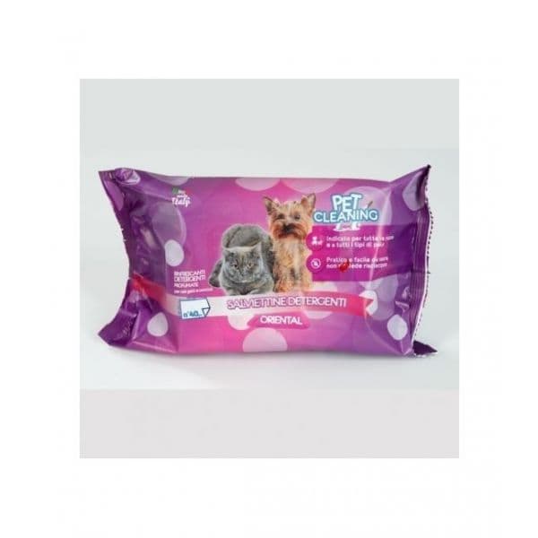 Pet Cleaning Toalhitas de Limpeza para Pelo Oriental x40