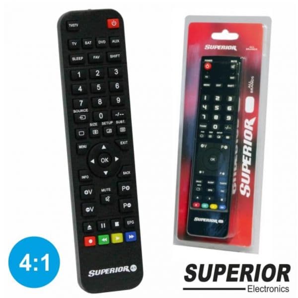 Superior Comando Programável 4-em-1