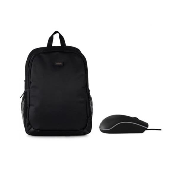 Nilox Mochila 15.6' Basic + Rato NXBKM010