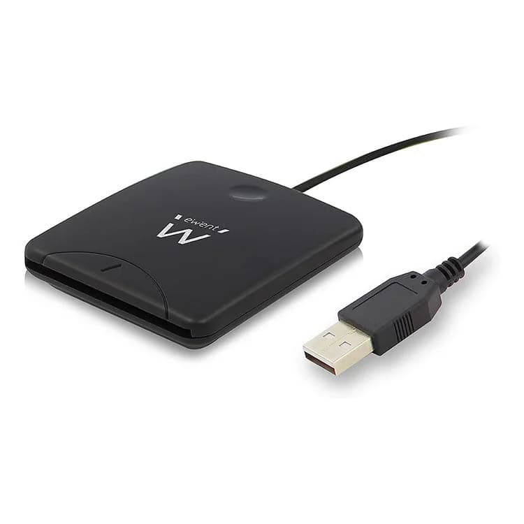 Leitor de Cartões de Cidadão Ewent USB 2.0 Preto