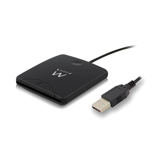 Leitor de Cartões de Cidadão Ewent USB 2.0 Preto