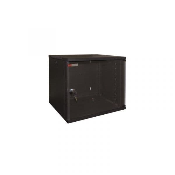 WP Rack Wall Mount Rack 19" RWA Series 15U WxDxH: 540x450x720 mm, Black RAL 9005 - WPN-RWA-15604-B