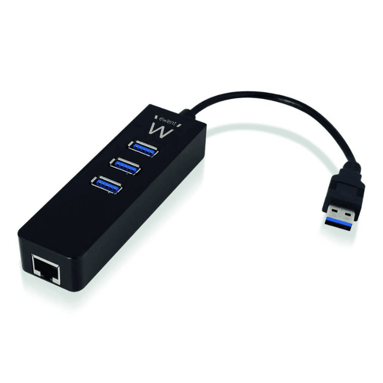 Ewent Hub 3x USB 3.1 Gen1 (USB 3.0) Type-C EW1140 Black