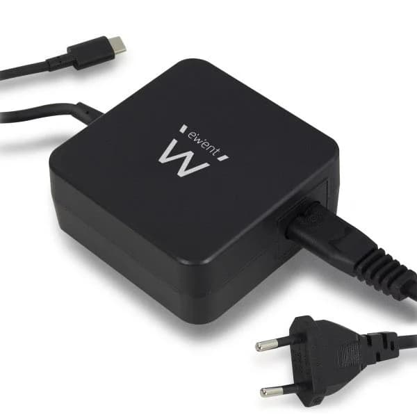 Ewent Carregador de Portátil USB Type-C 65W EW3980 Black
