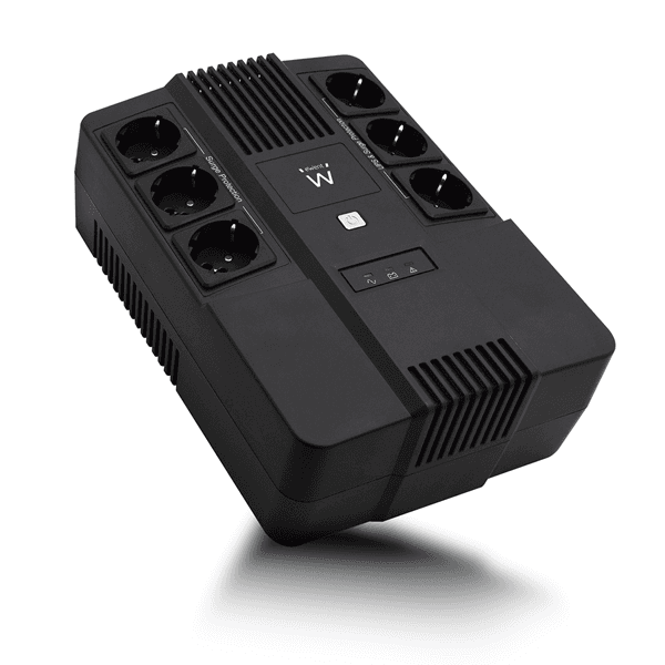 UPS Ewent 600VA 6 Portas Schuko - EW3945