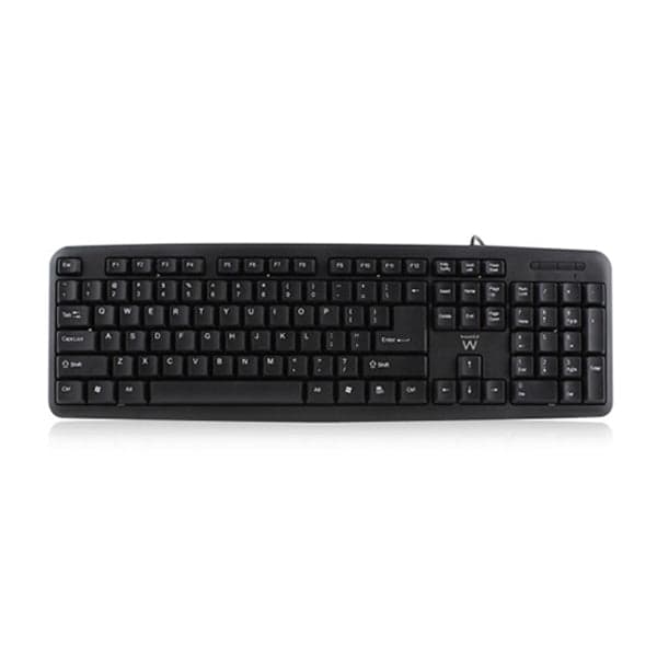 Teclado Ewent Slim Layout PT USB Preto