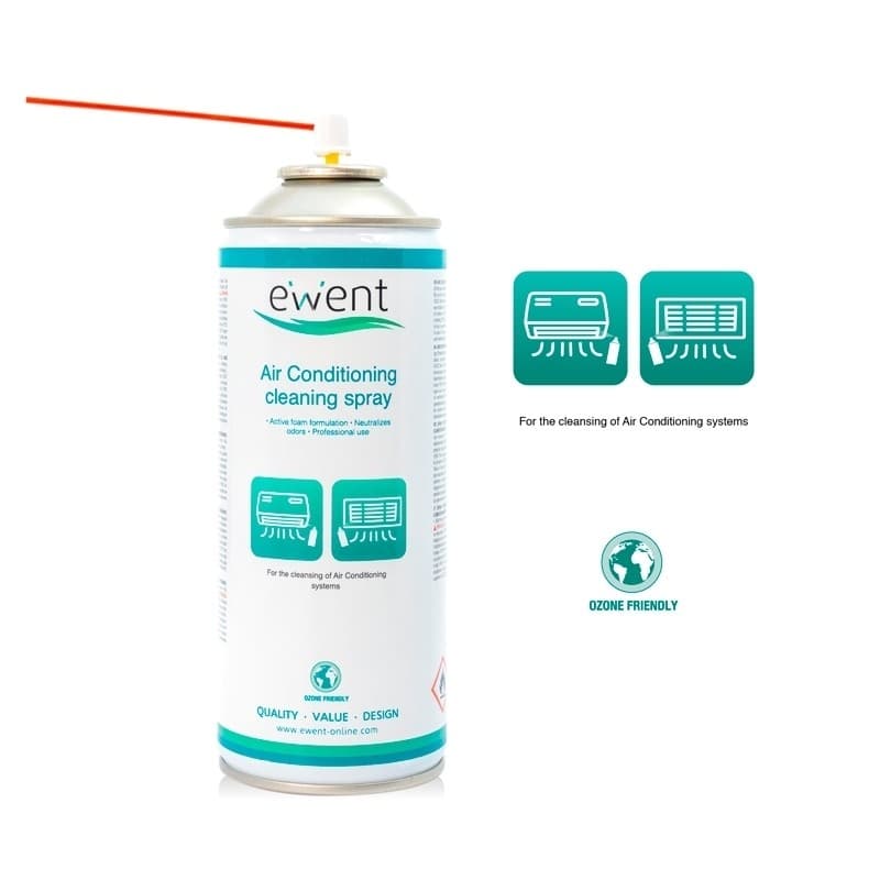 Ewent Spray de Limpeza para Ar Condicionado 400ml