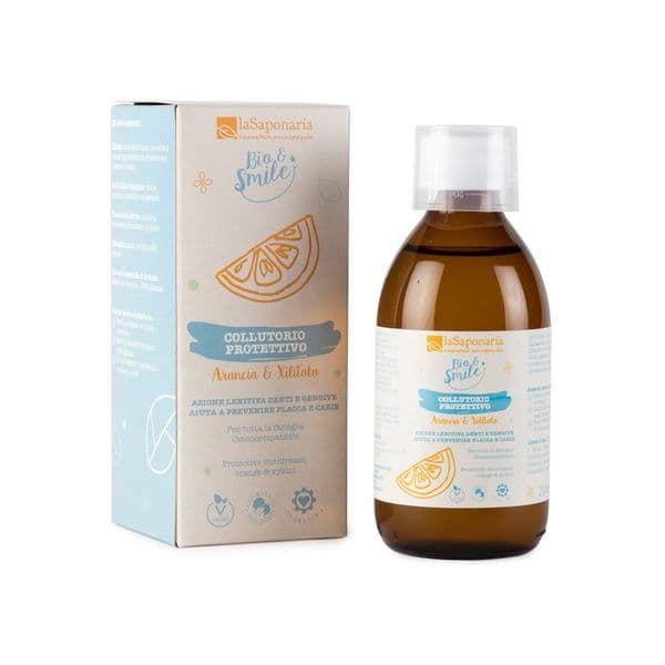 La Saponaria Enxaguatório Bucal Protetor com Laranja e Xilitol 250ml