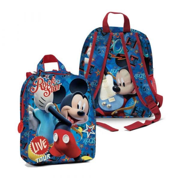 Div Mochila Infantil Mickey 22x27x8,5cm 806527