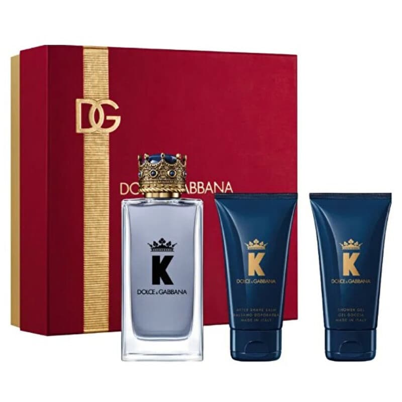 K by Dolce Gabbana Gift set EDT 100 ml, After Shave Balsam 50 ml and shower gel 50 ml
