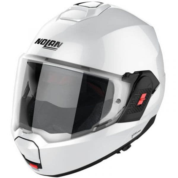 Nolan Capacete N120-1 Classic N-com Metal White M