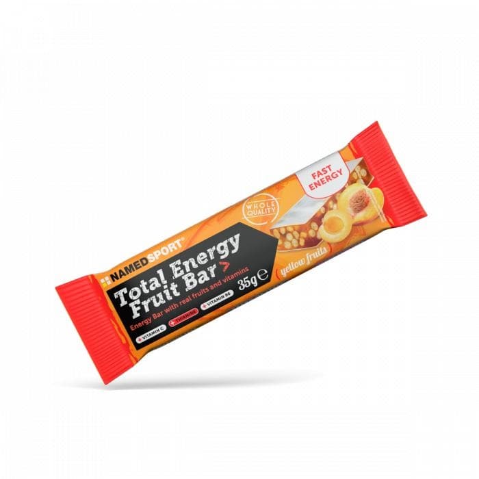 BARRA NAMEDSPORT TOTAL ENERGY FRUIT BAR FRUTAS AMARELAS 35G