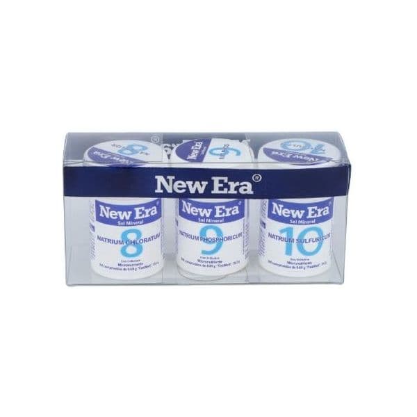New Era Sais de Metabolismo Trio de Schussler 8+9+10 3 Unidades de 240 Comprimidos