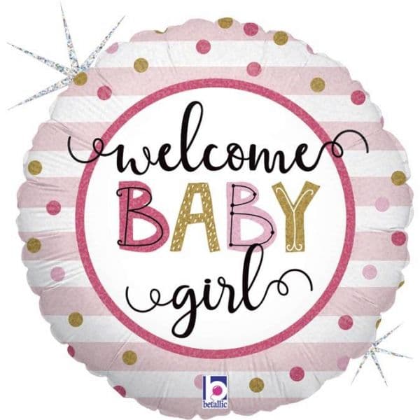 Grabo Balão Foil 18" Baby Girl Stripes - 460026135