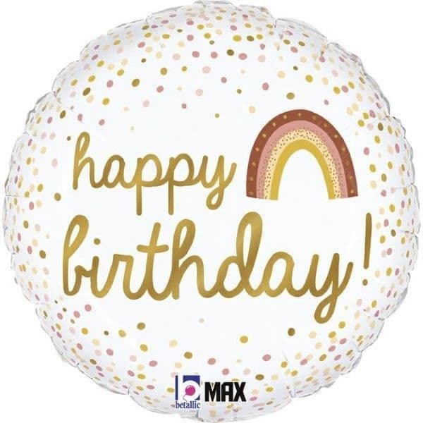 Grabo Balão Foil 18" Happy Birthday Boho - 460026166