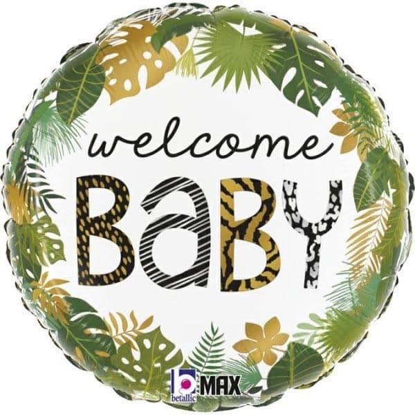 Grabo Balão Foil 18" Welcome Baby Selva - 460026224