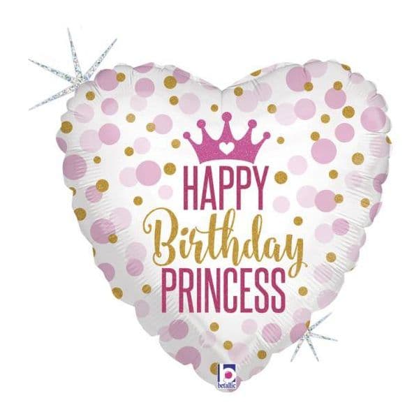 Grabo Balão Foil 18" Glitter Birthday Princess - 460036700