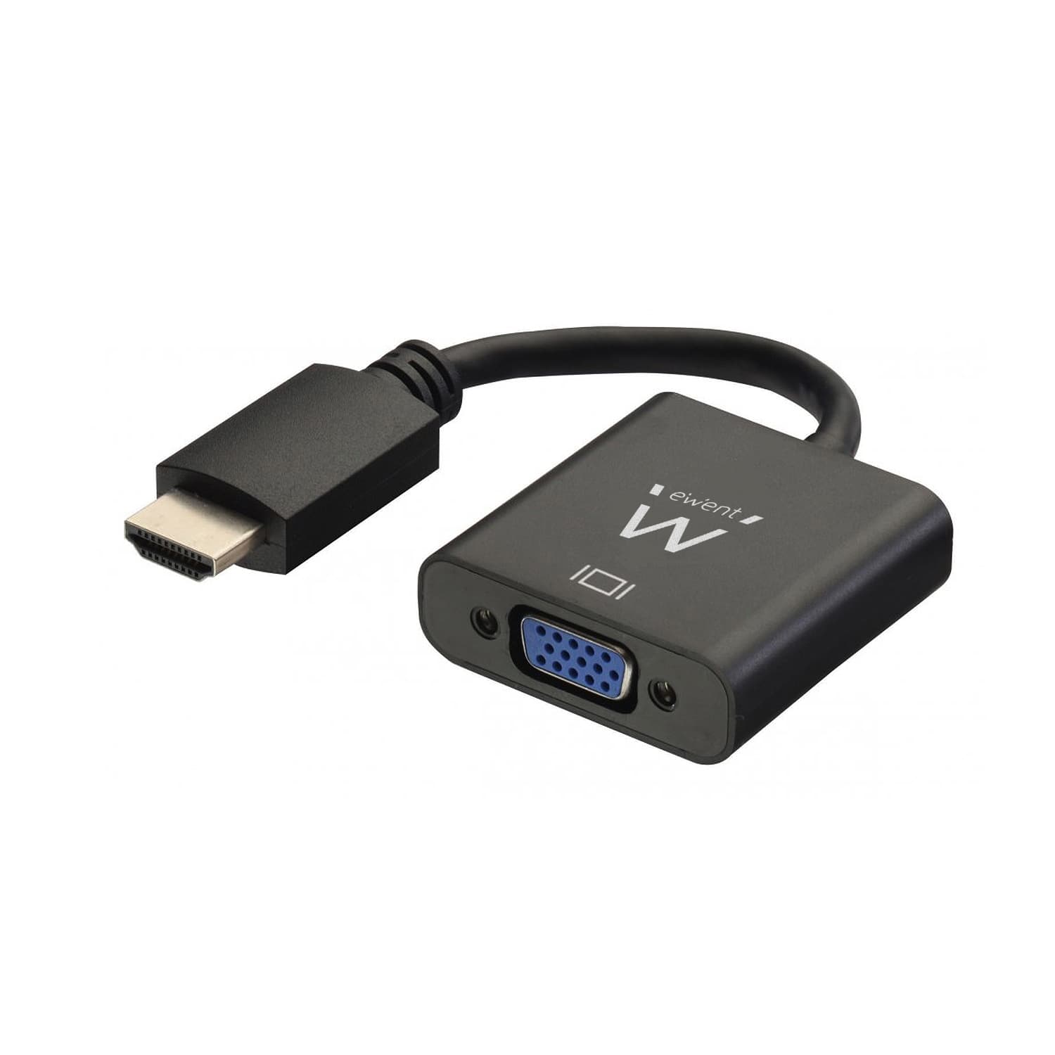 Cabo Conversor Ewent HDMI > VGA com Audio Preto