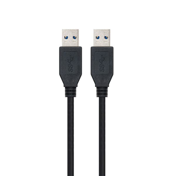Cabo USB 3.0 Ewent Tipo A Macho > Tipo A Macho 1 M Preto