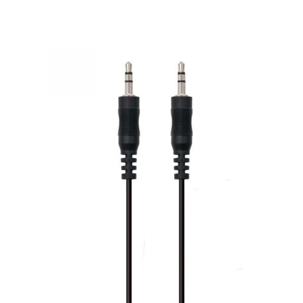 Ewent Cabo Extensão de Áudio EW-220101 Jack 3.5mm Macho/Macho 3m Black - EW-220101-030-N-P