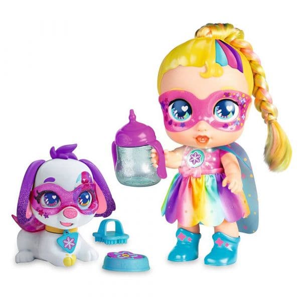 Famosa Super Cute Rainbow Party Doll Doll Rosa