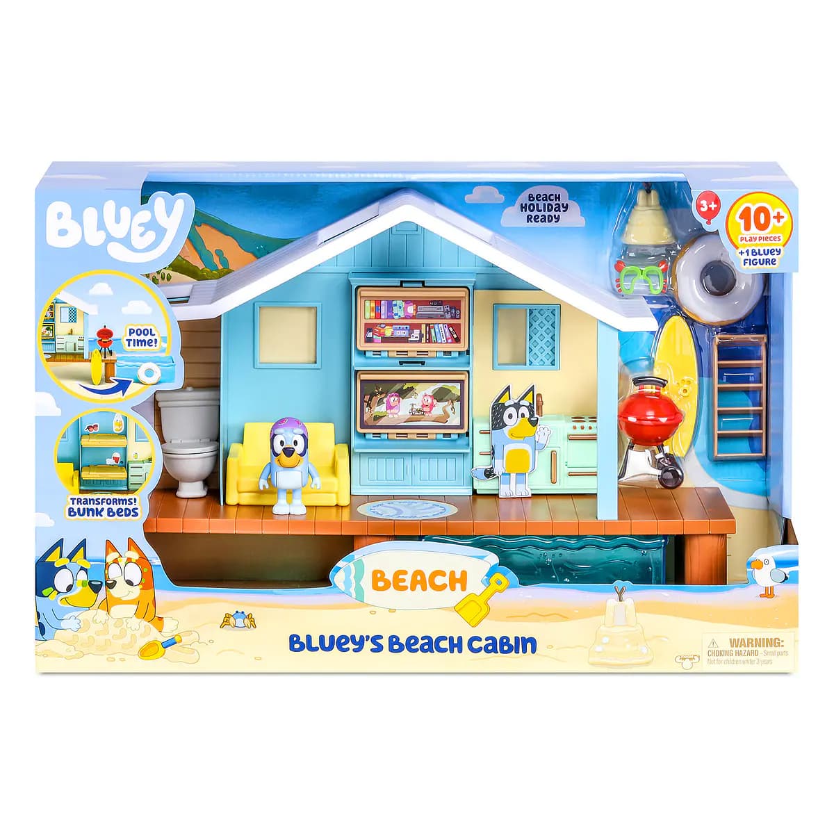 Bluey Cabana Na Praia