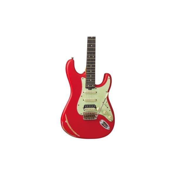 EKo Aire Relic Fiesta Red Guitarra Electrica