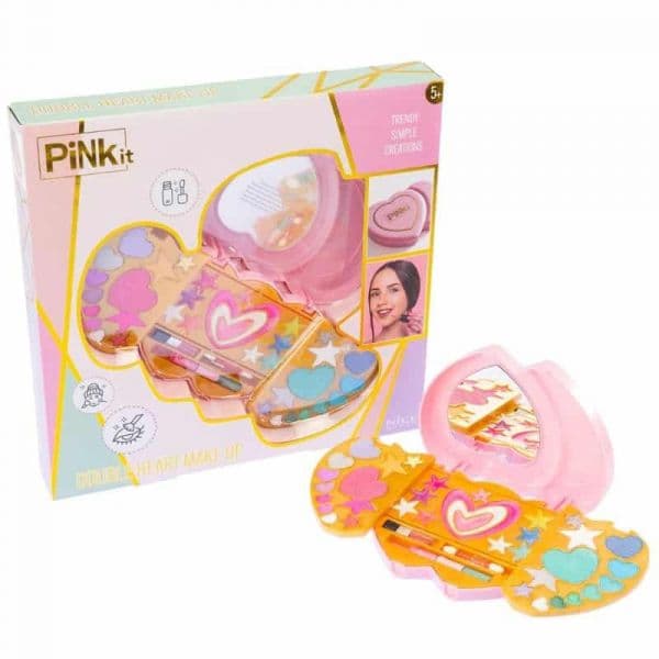 Pink It MakeUp Estojo de Maquilhagem Infantil Coração Duplo