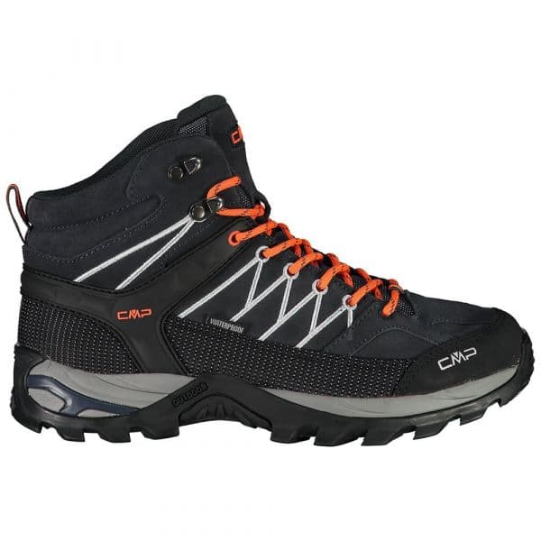 Cmp Rigel Mid Wp 3q12947 Hiking Boots Preto 44 Homem
