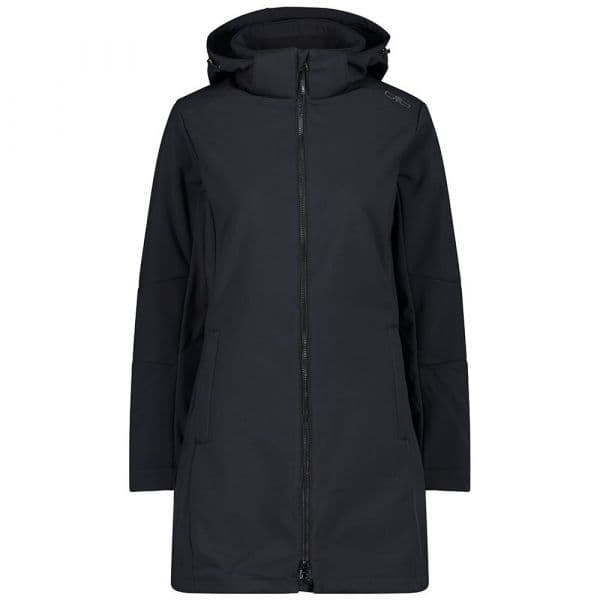 Cmp Longline 3a08326 Softshell Jacket Preto 2XS Mulher