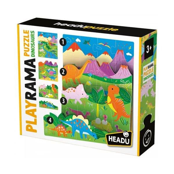 Headu Puzzle Playrama: Dinosaurs