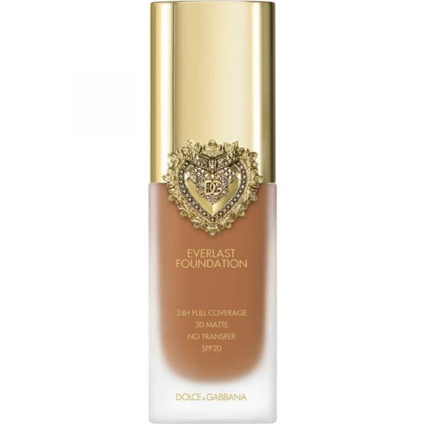 Dolce&Gabbana Flawless Everlast Foundation Maquilhagem de Cobertura Intensa com Efeito de Longa Duração SPF 20 Tom 25w Medium Deep 27 ml