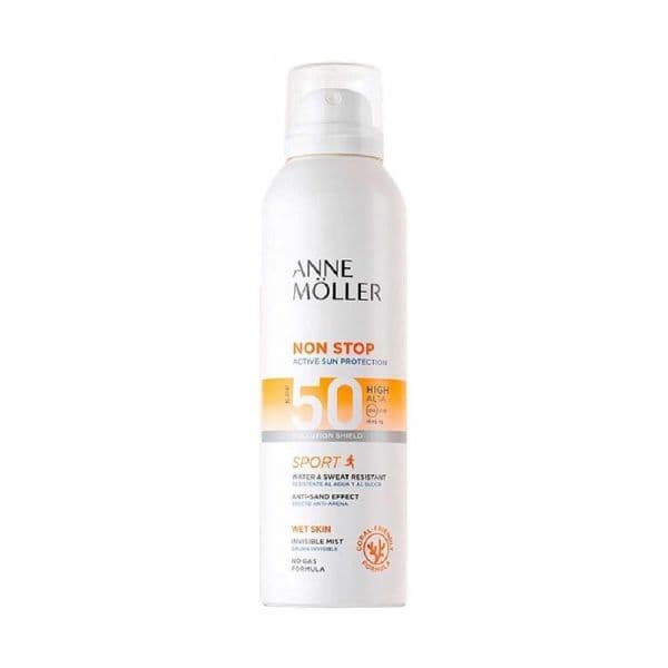 Protetor Solar Anne Möller Non Stop Active Sun Protection Bruma Invisível SPF50 150ml