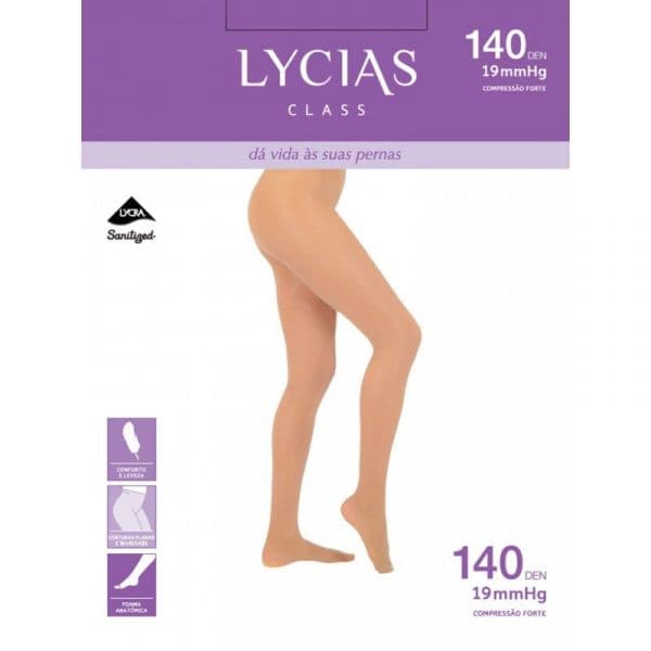 Lycias Class Collants de Compressão 140Den T1 Nude
