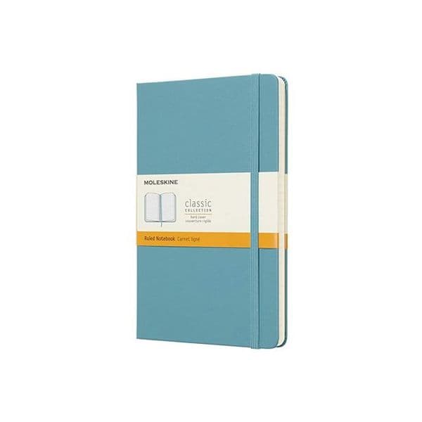 Moleskine Caderno Pautado Moleskine Grande Azul Claro