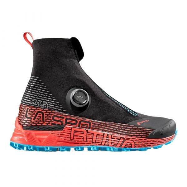 La Sportiva Sapatilhas de Trail Running Cyklon Cross Goretex Black / Hibiscus 37