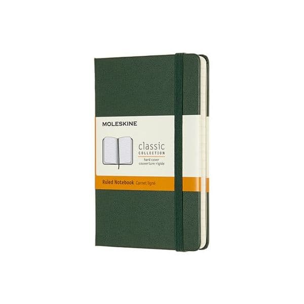 Moleskine Caderno de Bolso Pautado Moleskine Verde Myrtle