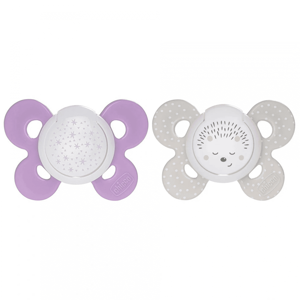 CHICCO CHUPETA PHYSHIO COMFORT NIGHT ROSA 16-36M x2