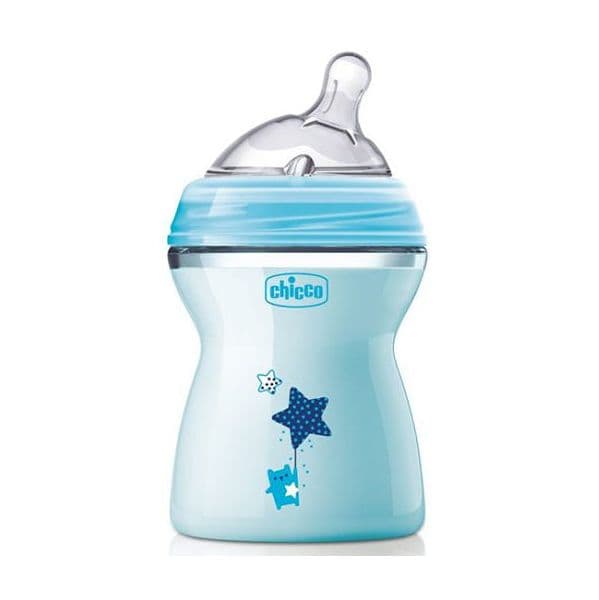 Chicco Biberão Silicone NaturalFeeling 2M+ 250ml Azul