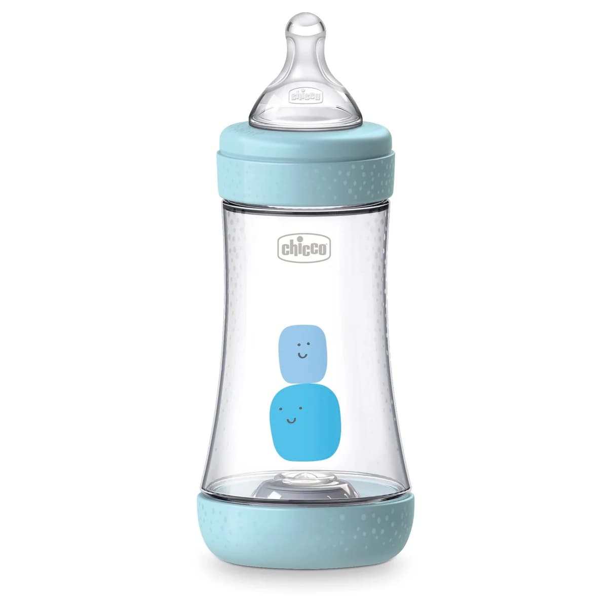 Chicco Biberão Perfect5 Fluxo Médio 2m+ 240ml Azul