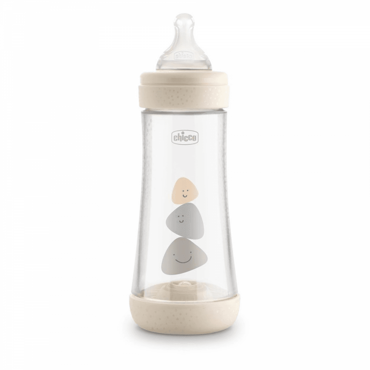 Chicco Biberão Perfect5 Fluxo Rápido 4m+ 300ml Bege