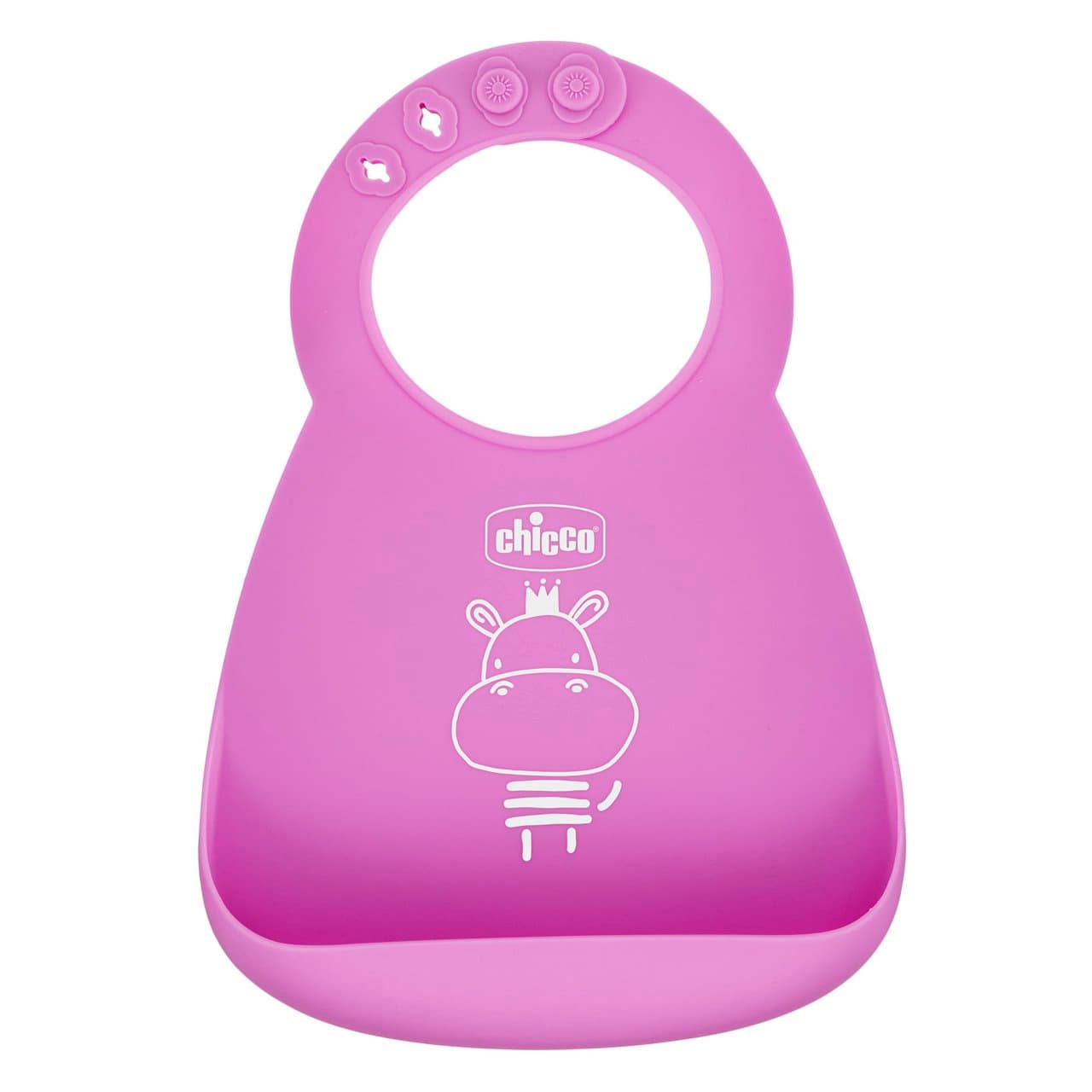 Chicco Babete Silicone Rosa 6m+