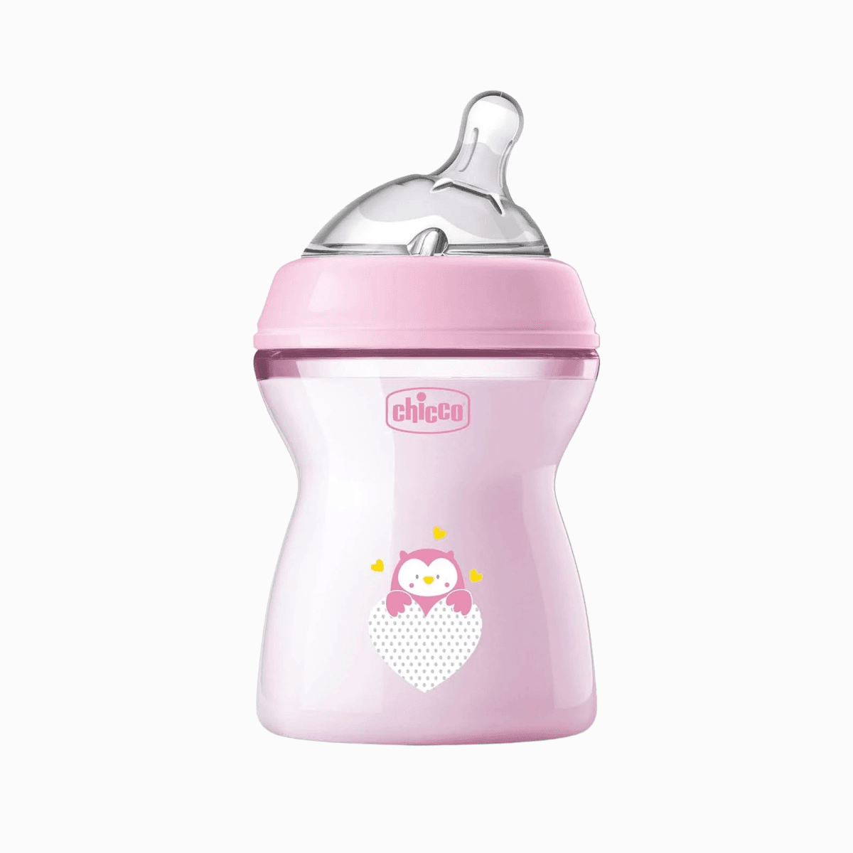 Chicco Biberão Natural Feeling Rosa 2m+ 250ml
