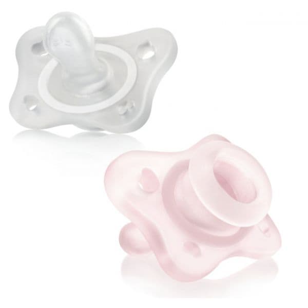 Chicco Chupeta Mini Soft Rosa 0-2m X2