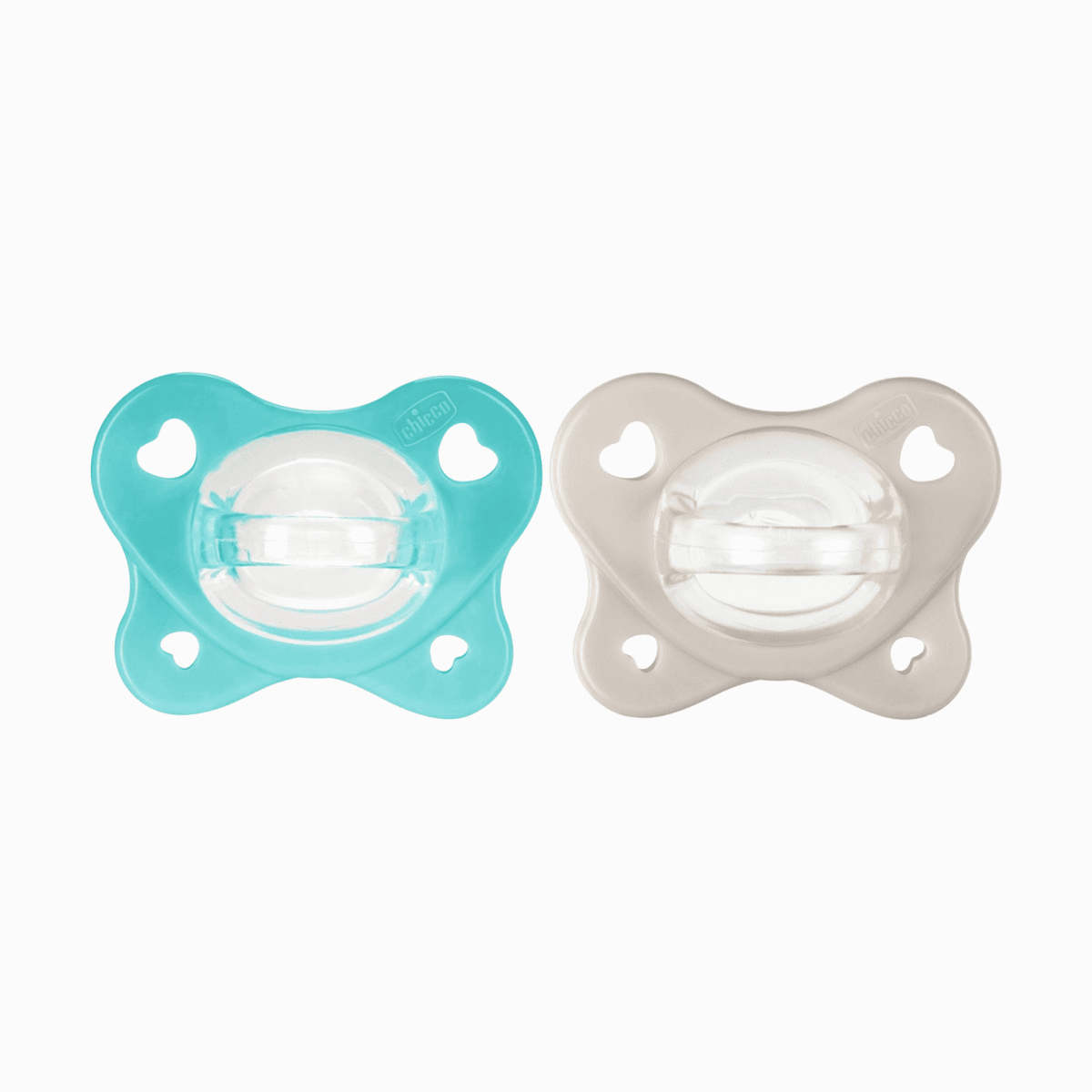 Chicco Pacifier Physioforma Dual Soft Grey/Blue 6-16M 2 Unidades