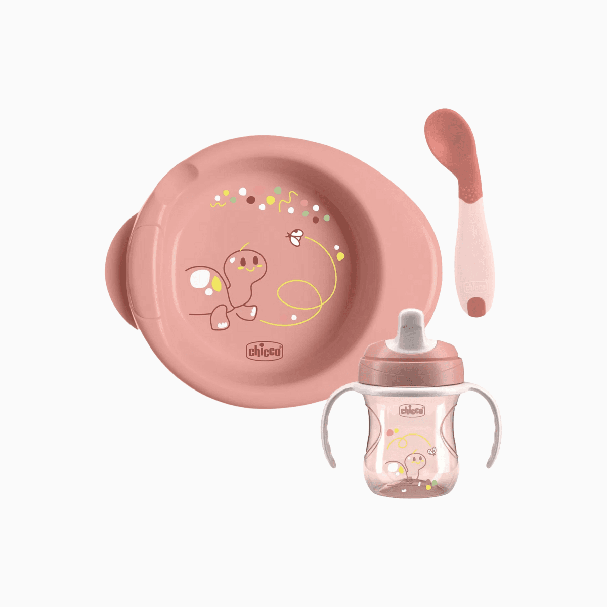 Chicco Conjunto de Papa Tartaruga 6M+ Rosa
