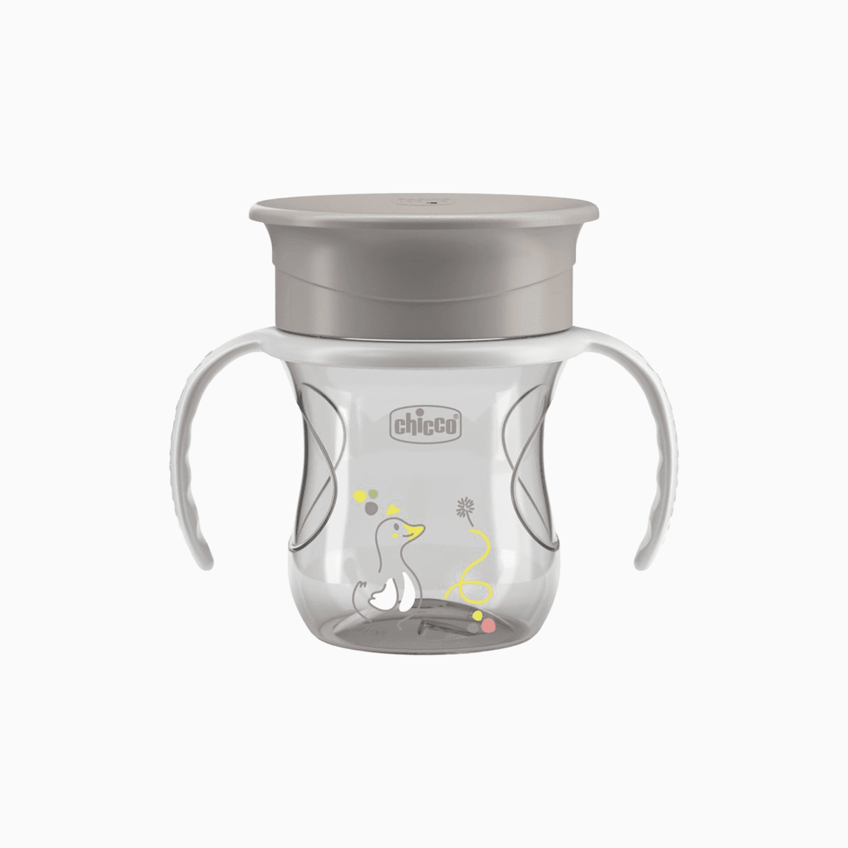 Chicco Copo de Refeição 360º 12m+ Cinza