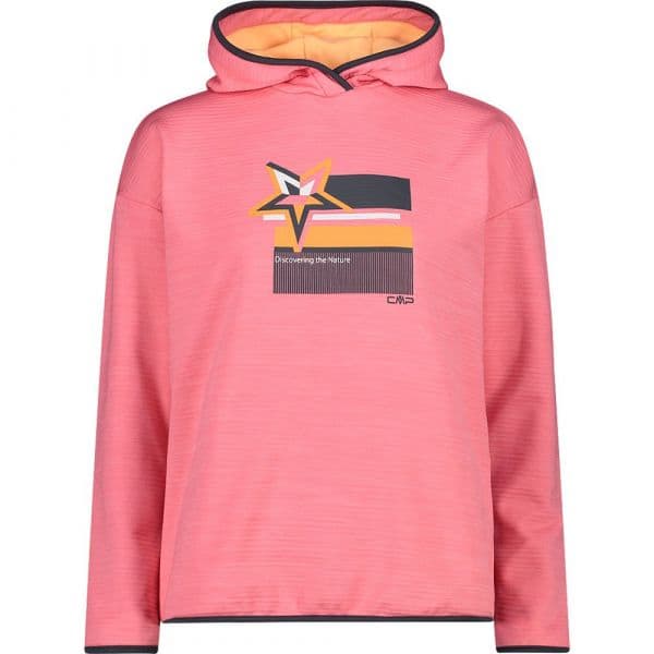 Cmp 33e1136 Hoodie Laranja L Mulher