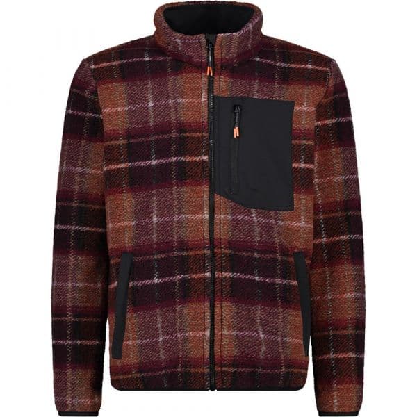 Cmp 33m4167 Jacket Castanho,Vermelho L Homem