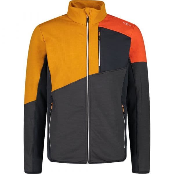 Cmp 33e1087 Softshell Jacket Amarelo,Cinzento S Homem